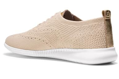 Cole Haan Women's 2.Zerogrand Stitchlite Shoe, rye Knit/Optic White, 8 B US