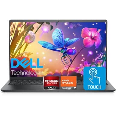 Dell Inspiron 15.6" FHD Touchscreen Laptop, 64GB RAM, 2TB SSD, Speed 8-Core AMD Ryzen 7 7730U (Outperforms Intel i7-1255U in Multitasking), Windows 11 Pro, Long Battery Life, w/WOWPC Recovery USB