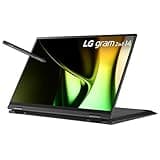 LG gram 14-inch 2in1 Lightweight Laptop, Intel Evo Edition - AI-enabled Intel Core Ultra 7 Processor, Windows 11 Home, 16GB RAM, 1TB SSD, Touch IPS Display, Black