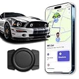 GPS Tracker for Vehicles Mini Real-Time Magnetic Tracking Device Weatherproof Case No Monthly Fee Compatible with Apple Find My iOS Only Best Hidden Car Tracker for Full Global Coverage