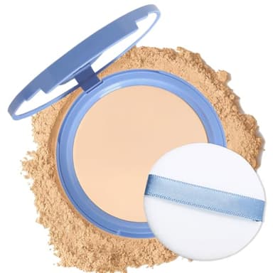 FeiCuiYun Oil Control Matte Perfection Face Powder Compact For Women, Matte Smooth Flawless Setting Powder Makeup, Polvo Compacto De Maquillaje, Waterproof Long Lasting, 0.35Oz (02 Natural Beige)