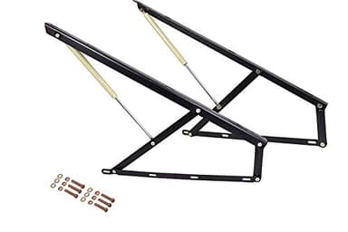 ECLV 3FT Hydraulic Bed Lift Mechanisms for Sofa Bed Box Storage Space Saving DIY Project Hardware,Black