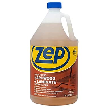 Zep Industrial Hardwood and Laminate Floor Cleaner - 1 Gallon - ZUHLF128 - Removes Spots, Stains and Scuffs. Cleans and Restores Shine