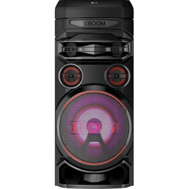 LG RNC7 XBOOM 700W Wireless Party Speaker Powerful 8in Woofer, 3in Mids, 2in Tweeters Bluetooth, Dual Mic Ports, Karaoke, Dolby Audio, Super Bass Boost & More