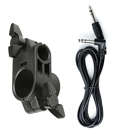 Alesis Surge 1.5 Inch Drum Rack Clamp and Silverline Audio 10ft Trigger Cable Bundle 102370013-A