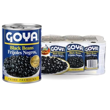 Goya Foods Black Beans, 15.5 Ounce (Pack of 8)