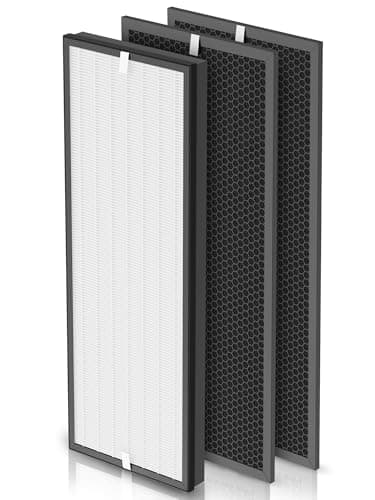 Ecofort Replacement Filter Compatible with Rowenta Intense Pure Air XL Purifier PU60XX Series, fits PU6010 PU6015 PU6020 PU6025 PU6040 PU6045 PU6080, Replaces Ref. XD6077U0 XD6071 XD6076 XD6061 XD6066