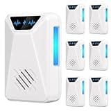 Cetait 6 Packs Ultrasonic Pest Control Repeller, Electronic Pest Repellent Plug in Indoor for Insect Roaches Spider Ant Bug Mosquito Mouse Repellent for House Kitchen Garage Warehouse