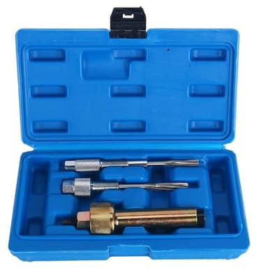 Glow Plug Puller Reamer Set, Glow Plug Removal Tool, Glow Plug Extractor Puller & Reamer Removal Tool Kit Accessory Replacement for Vehicles