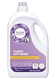 Clean Roots Lavender Fabric Softener, EcoGarantie Certified 100% Organic & Natural Ingredients, Dermatologically Tested & Approved, Scented with Organic Lavender Essential Oil- 55 Loads, 92.9 fl. oz.
