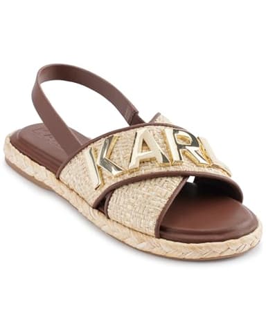 KARL LAGERFELD Paris Women's Shoes Women's Sandals, Natural, 8