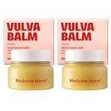 VMAGIC by Medicine Mama Organic Vulva Balm – Intimate Skin Care, Menopause Support – Relieves Feminine Dryness, Itching & Irritation – Hormone Free, Vaginal Moisturizer for Women – 2-pack (2 oz ea)