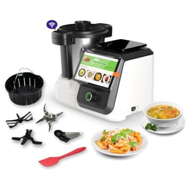 upliance AI Cooking Assistant | 750+ Recipes | AI Powered | 12 Modes | Weighing Scale | App & WiFi | 220-240V | Use with Transformer in USA.