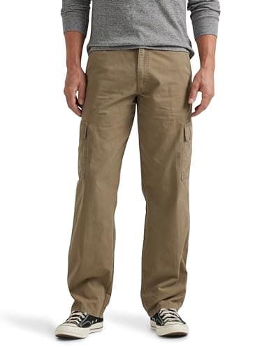 Twill Relaxed Fit Cargo Pant, Military Khaki Ripstop, 30W x 32L