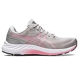 ASICS Women's Gel-Excite 9 Running Shoes, 8.5, Oyster Grey/Fruit Punch