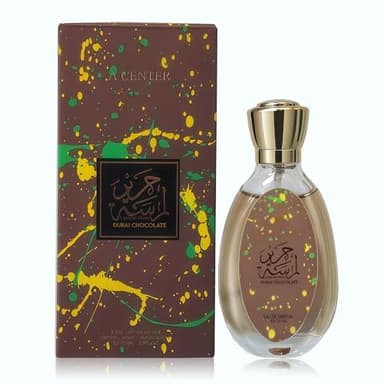 A CENTER Lamsat Harir Dubai Chocolate Men/Women Cologne Eau De Parfume with Nectarine, Apple,Marshmallow,Cream, Sugar,Orange Blossom Notes Perfume for Men/Women 1.19 Fl Oz