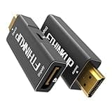 FBesteam FThinkup HDMI Male to DisplayPort Female Adapter 4K@60Hz, HDMI to DP Adapter Compatible with PS5, Xbox, Laptop, GPU, AMD, NVIDIA and Monitor 1 Pack, Grey