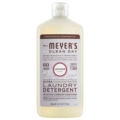 MRS. MEYER'S CLEAN DAY Ultra Concentrated Laundry Detergent, Lavender Scent, 24.3 fl oz