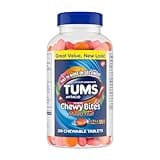 TUMS Chewy Bites Chewable Antacid Tablets for Ultra Strength Heartburn Relief, Great for a Summer BBQ- Mixed Fruit - 200 Count