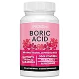 Boric Acid Suppositories for Women | pH Balance, Vaginal Odor & Itching | Feminine Hygiene & Intimate Health Supplement with Boric Acid | 600mg | Unscented & Free of Artificial Dyes | 30 Count