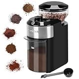 Lonkion Burr Coffee Grinder Electric - Adjustable Burr Grinder with 28 Precise Grind Settings for 12 Cups - Coffee Grinders for Home Use - Professional Coffee Bean Grinder - Stainless Steel