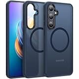 Meifigno Magic Mag Series Designed for Samsung Galaxy S24 Plus Case 6.7’’, [MagSafe-Compatible & MIL-Grade Protection] [Translucent Matte Back & Textured Sides], Galaxy S24 Plus Magnetic Case, Blue