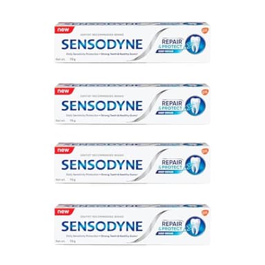 Sensodyne Repair & Protect Toothpaste | 70g (2.46 Ounce) | Pack of 4