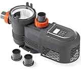 Varpoolfaye 2.5 HP Variable Speed Pool Pump Above Ground Swimming Pool Pump Inground High Flow 10567 GPH 220-240V 60Hz Self Priming Pool Pumps with Filter Basket and Cover