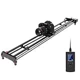 GVM Motorized Camera Slider, 48"/120CM Carbon Fiber Camera Slider with Time-Lapse Photography, Automatic Round Trip, Tracking Shooting and 120 Degree Panoramic Shooting, with Remote Controller