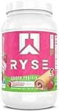 Ryse Loaded Protein Powder | 25g Whey Protein Isolate & Concentrate | with Prebiotic Fiber & MCTs | Low Carbs & Low Sugar | 27 Servings (Strawberry Shortcake Rolls)