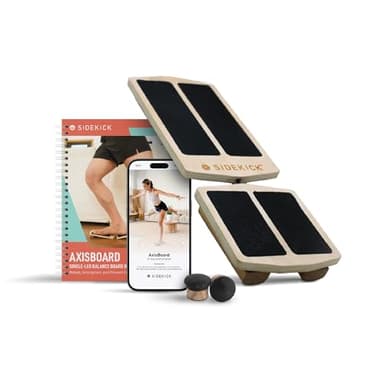 SIDEKICK AxisBoard Rehab & Training System | Balance Board & Physical Therapy Manual for Foot and Ankle Rehab | Recover from Sprains, Plantar Fasciitis, Achilles Pain