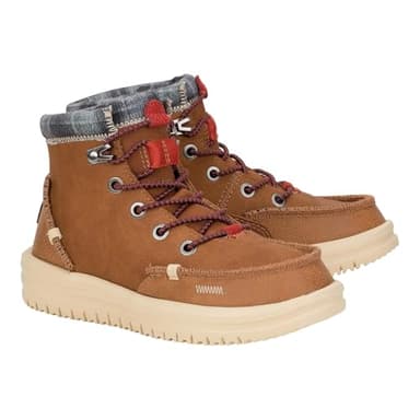 HEYDUDE Men's Kid Bradley Classic (Toddler), Cognac, 6 Medium