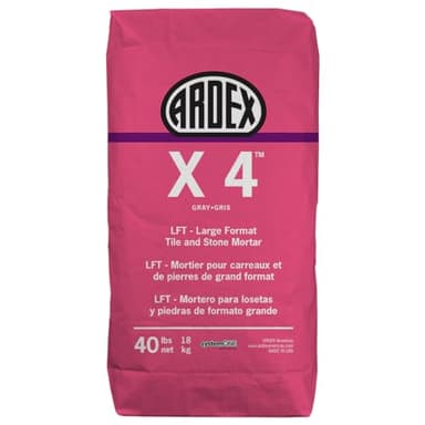Ardex X 4 G Thinset Mortar - 40lb Grey