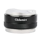 Chilamics 53mm Coffee Distributor and Tamper, Dual Head Coffee Leveler Fits for 51mm Portafilter, Professional Adjustable Depth Espresso Hand Tamper