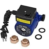 JASSFERRY Hot Water Recirculation Pump 115V 3/4 inch NPT Recirculating System Circulation Replacement Pumps for Solar Water Heater Circulating Boiler Circulator