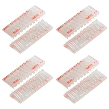 JUMINIZ 8 Pieces (4 Sets) EZ Pass Mounting Strips with Adhesive for EZ Pass/iPass Illinois/Sunpass Cars Windshield Toll Transponder Holders Sticky Replacement Double Sided Tape Sticker