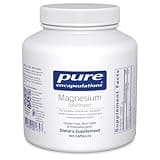 Pure Encapsulations Magnesium (Glycinate) - Supplement to Support Stress Relief, Sleep, Heart Health, Nerves, Muscles, and Metabolism* - with Magnesium Glycinate - 180 Capsules