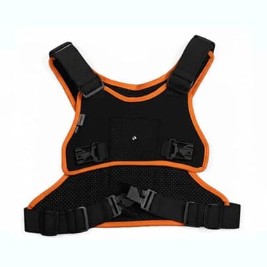 Adjustable Full Body VR Tracker Strap Set: Compatible with ¼-Inch Screw Trackers, Magnetic Buckle & Power Bank Pocket, Includes Chest, Waist, Arm, Leg & Foot Harnesses. (Chest)