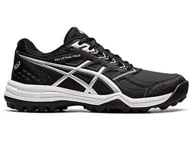 ASICS Women's Gel-Lethal Field Shoes, 12, Black/Pure Silver