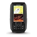 Garmin Striker 4cv with Transducer, 4" GPS Fishfinder with CHIRP Traditional and ClearVu Scanning Sonar Transducer and Built In Quickdraw Contours Mapping Software
