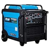Pulsar PGD95BISCO Super Quiet Dual Fuel 9500W Home Use Backup Portable Inverter Generator With Remote Control and electric start (CO, low battery and low oil Shutoff), RV ready