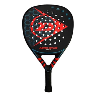 Dunlop Sports Aero-Star Team Padel Racket, Black/Red