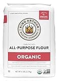 King Arthur Organic All Purpose Artisan Flour - Premium Unbleached Wheat for Baking Bread, Pizza, Cookies & More - 5 lbs Bulk Pack of Versatile, High-Protein Baking Flour