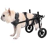 BECROWM Dog Wheelchair for Back Legs Adjustable Dog Wheelchairs with 2 Wheels Pet Doggy Wheelchairs with Disabled Hind Legs Walking-Dog Leg Brace and Hip Support, Light Weight(Split-Type, M)