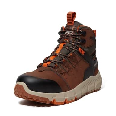 Timberland PRO Men's Tempe Alloy Safety Toe Waterproof Industrial Work Boot, Medium Brown, 10.5W