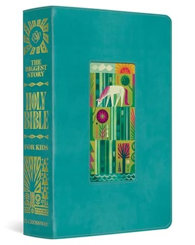 ESV The Biggest Story Holy Bible for Kids (TruTone, Teal, Waterfall Design): Children's Bible for Ages 6–12