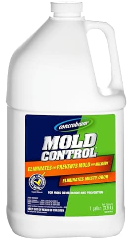 Concrobium Mold Control, 1 Gallon Refill, Eliminates and Prevents Mold, EPA Registered, Bleach Free, Odorless, VOC Free, For Indoor and Outdoor Surfaces