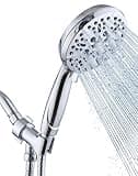 Shower Head with Handheld High Pressure-Full Body Coverage Powerful Rain Showerhead Extra 60" Long Hose and Adjustable Brass Joint Holder- The Perfect Detachable Heads for Bathroom Upgrade