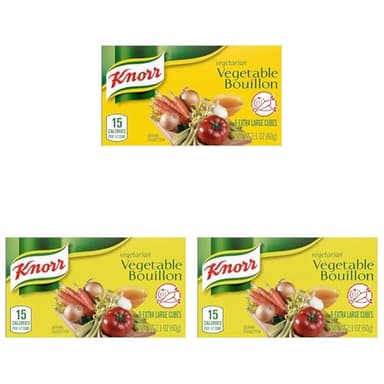 Knorr Cube Bouillon,Vegetable,cubes,2.1 oz,(Pack of 18)
