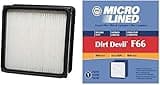 DVC Replacement Filter for Royal Dirt Devil 304708001 F66 Upright Vacuum HEPA - 1 Filter